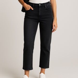 HUDSON NOA Jeans • Mid-Rise Straight Crop • Size 30/10